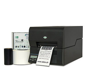 Etikettendrucker um Pneu-Etiketten zu bedrucken