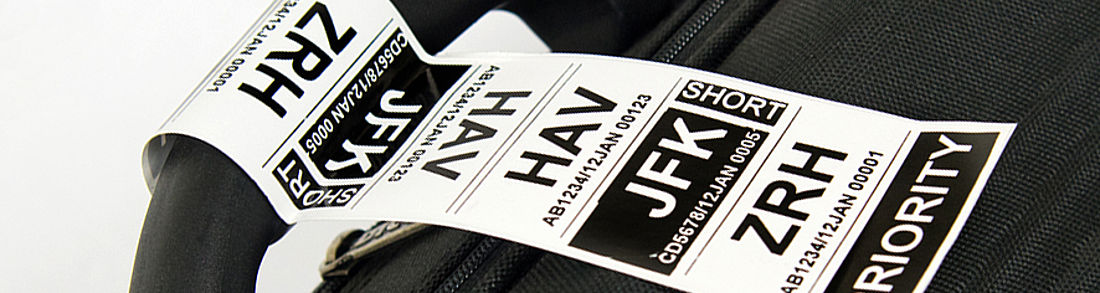 Selbstklebende Schlaufen-Etiketten