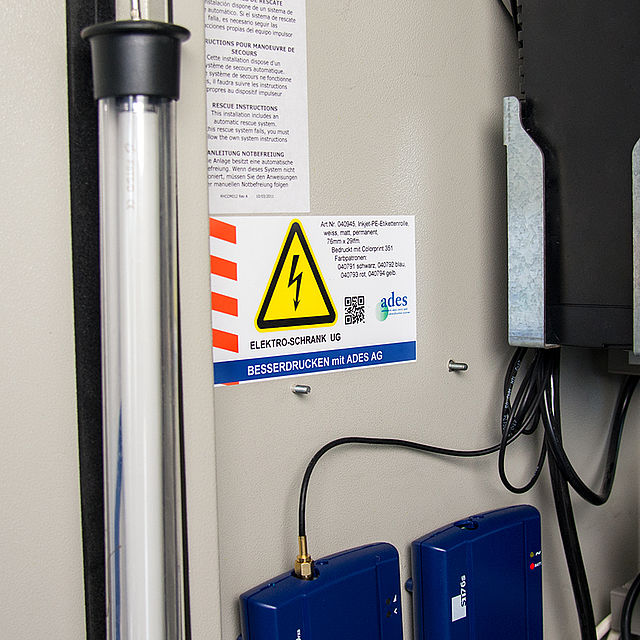 C P351 Kunststoff Etiketten P E 3