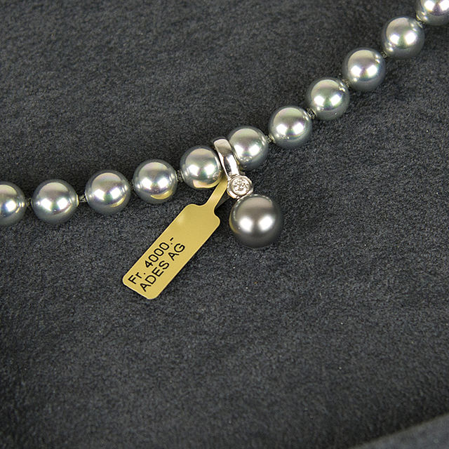 Schmuck-Etiketten gold