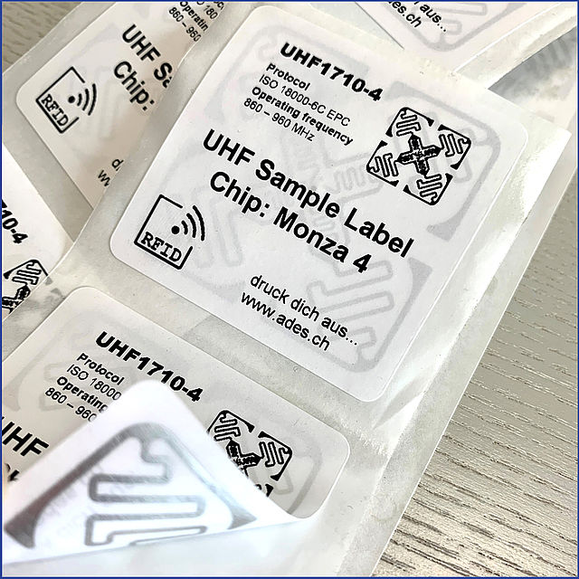 RFID-Etiketten inkl. RFID Antenne