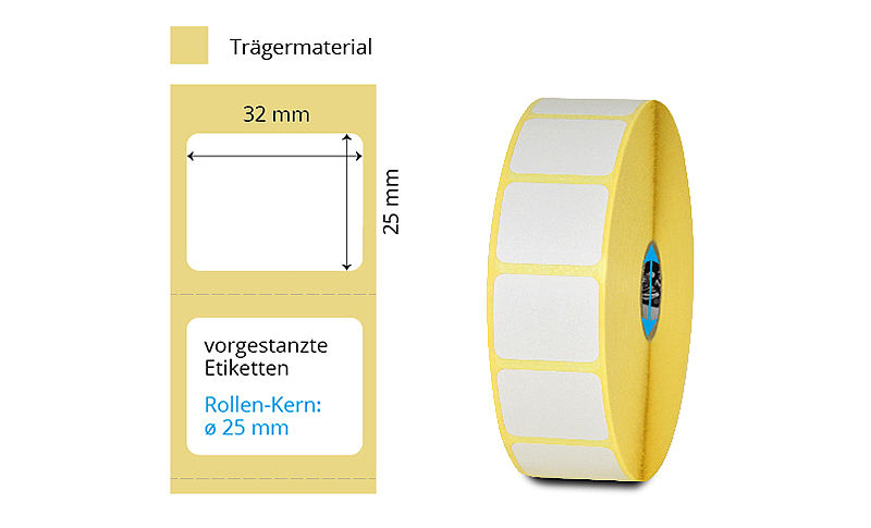 Thermo-Etikettenrolle
