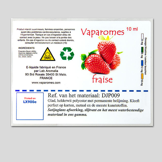 DJP009 Kunststoff-Etiketten