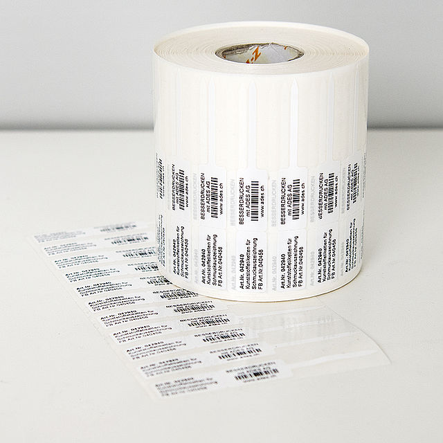 Schmuck-Etikettenrolle