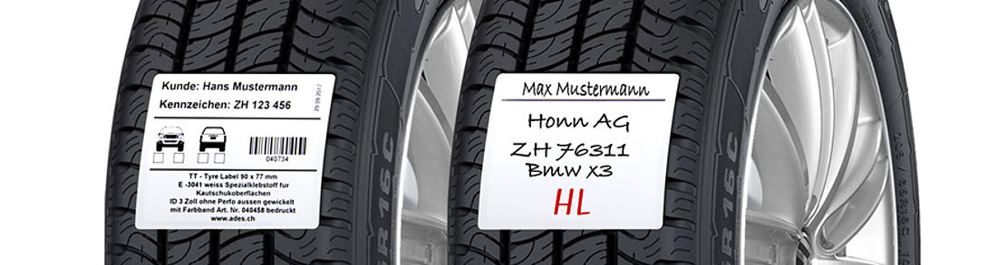 Pneuetiketten selber drucken