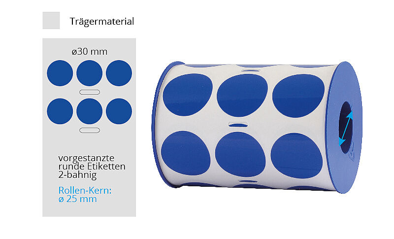 Art.-Nr. 041023 Rondellen blau LM-Vinyl