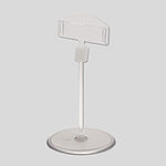 transparente Halterung mit Fuss für Preisschilder