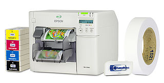 Farbige Textiletiketten selber drucken