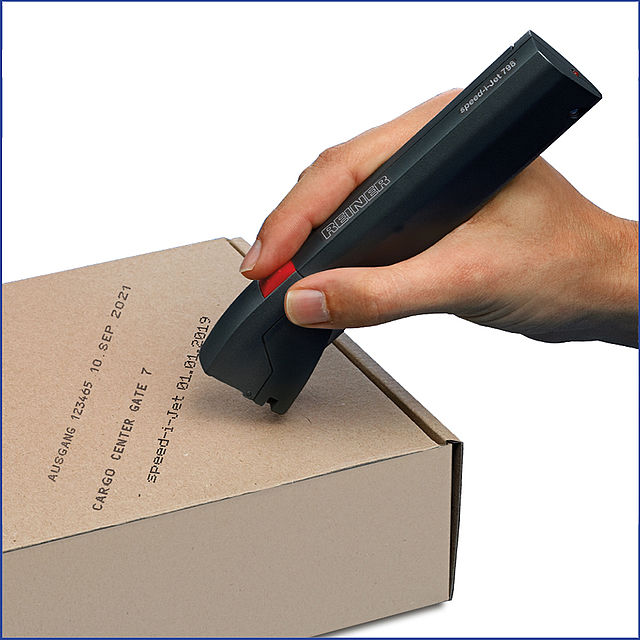 Verpackung beschriften