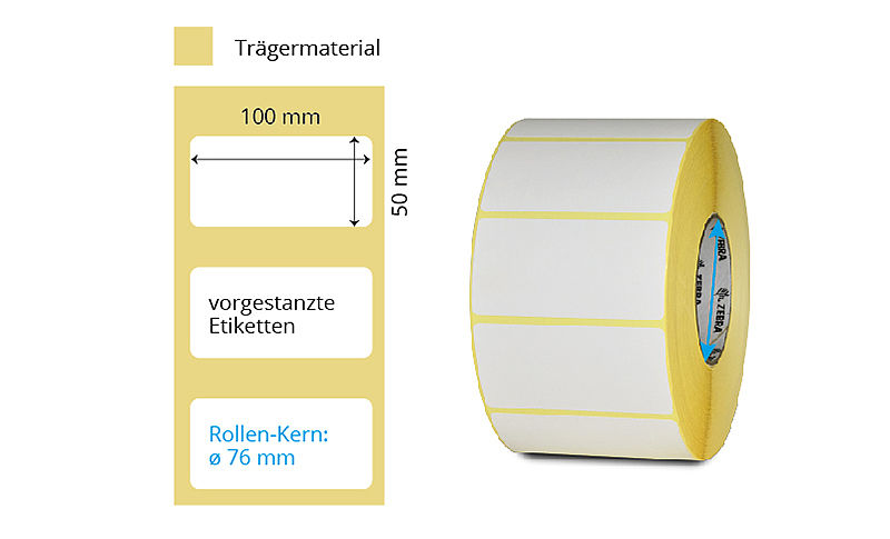 Thermoetikettenrolle