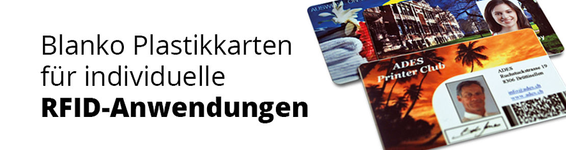 RFID Plastikkarten für individuelle Anwendungen
