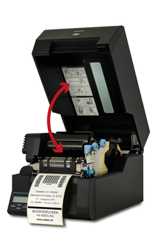 Thermotransferdrucker offen