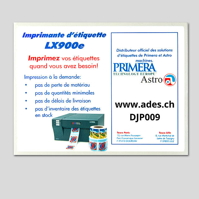 DJP009 Kunststoff-Etiketten