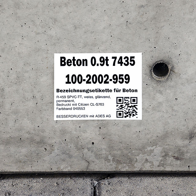 Beton Etiketten