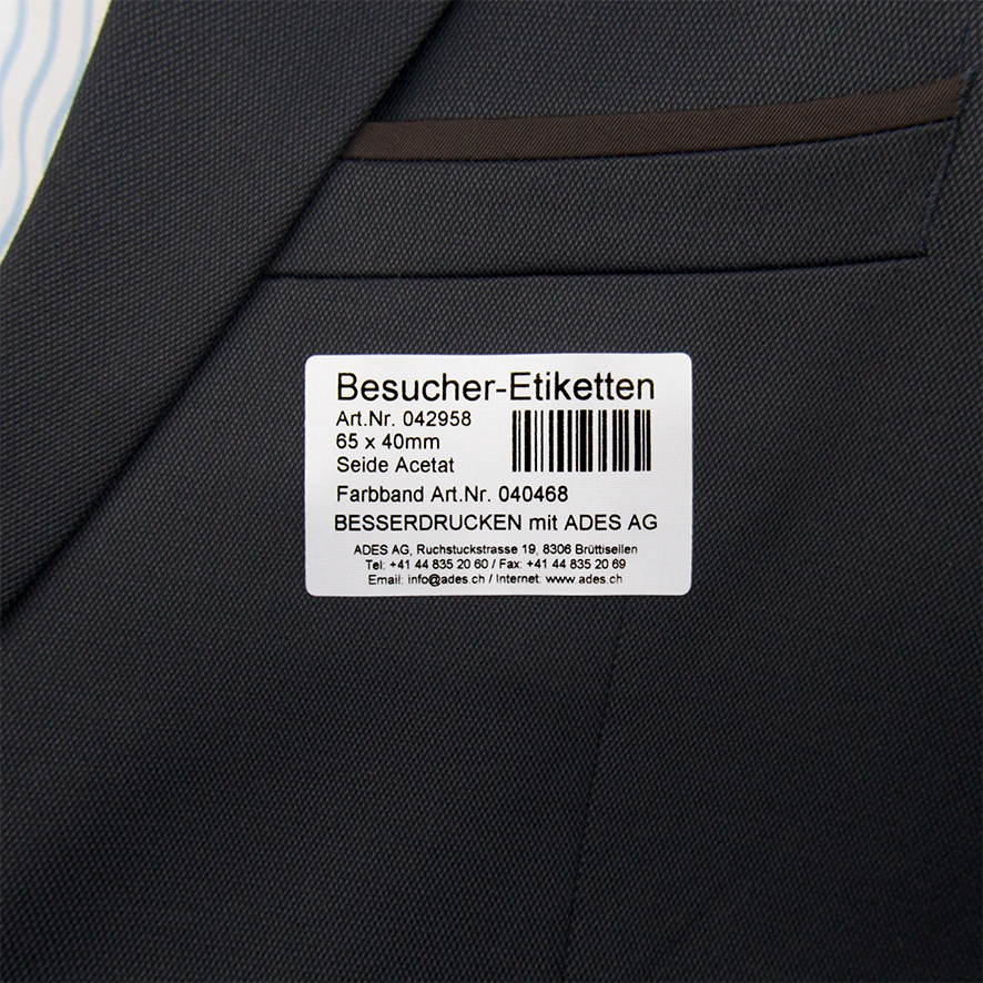 selbstklebende Besucheretiketten, Etiketten für Besucher