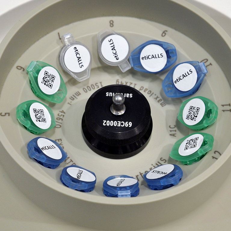 Laboretiketten für Ampullen und Reagenzgläser