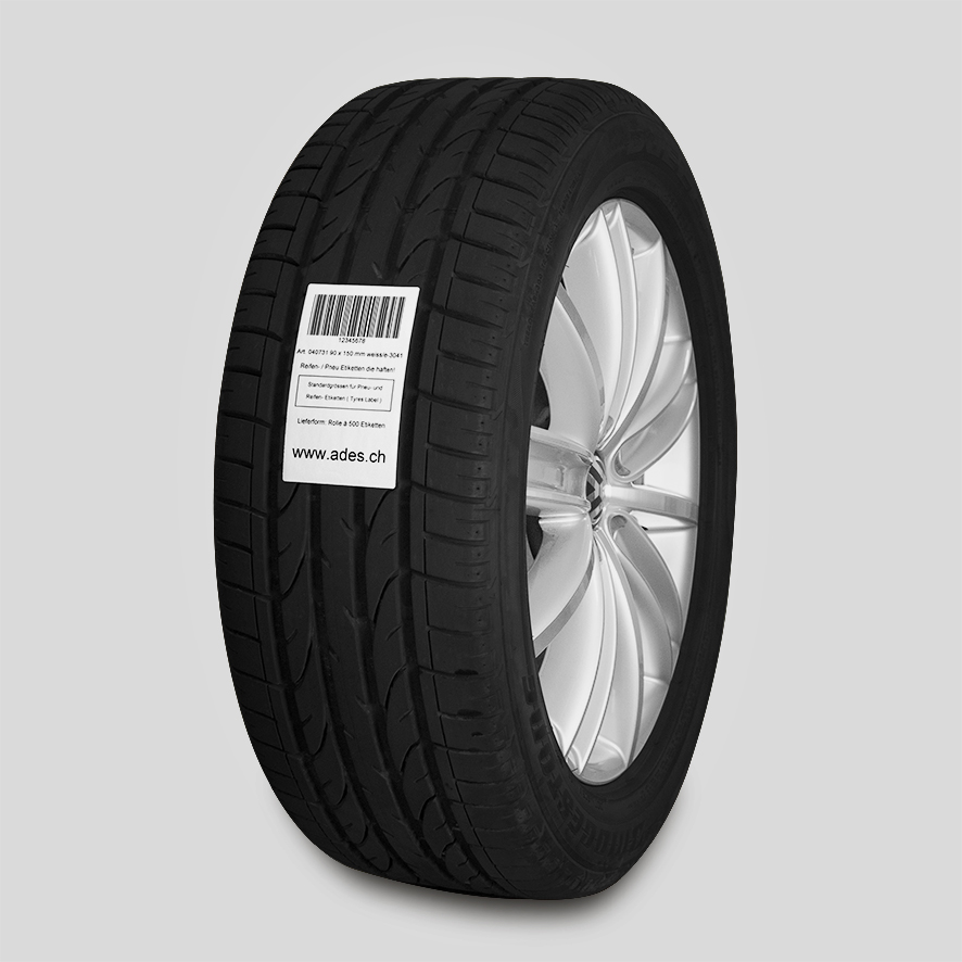 widerstandsfähige Pneuetiketten, Reifenetiketten drucken