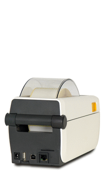 Zebra Thermodirektdrucker Rückseite